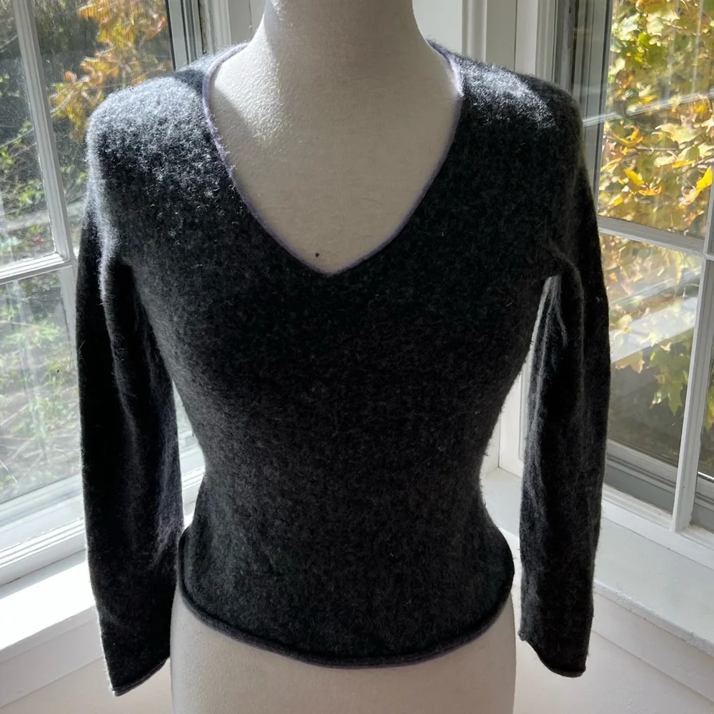 GRACE CASHMERE soft cozy bodycon Vneck